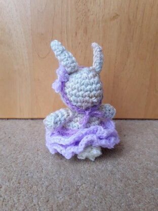 Amigurumi ballet bunny plushie crochet pattern