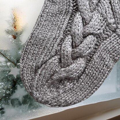 Cable Christmas Stocking