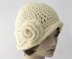 1920's Flower and Leaf Cloche Hat