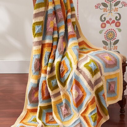 Patchwork Blanket in Patons Decor