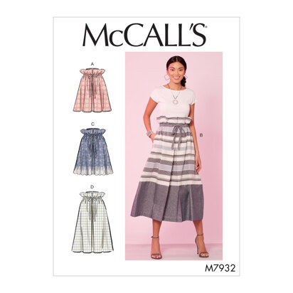 McCall's Misses' Skirts M7932 - Sewing Pattern