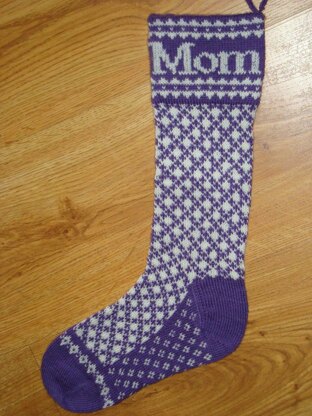 Mom's First Christmas Stocking