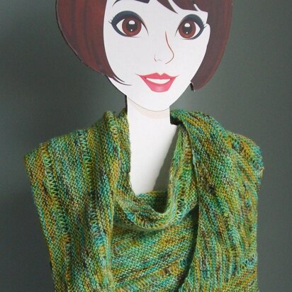 Drop Stitch Shawlette