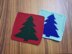 Christmas tree coaster