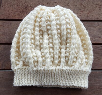 Felicity - slouchy lace beanie