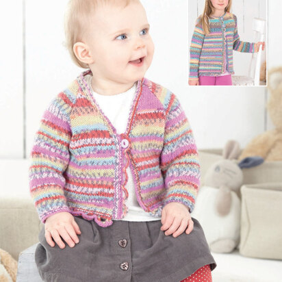 Cardigans in Sirdar Snuggly Baby Crofter DK - 4484 - Downloadable PDF