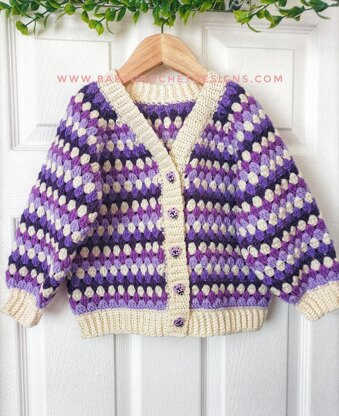 Love my Granny Cardigan Crochet pattern by BabyCrochetDesigns