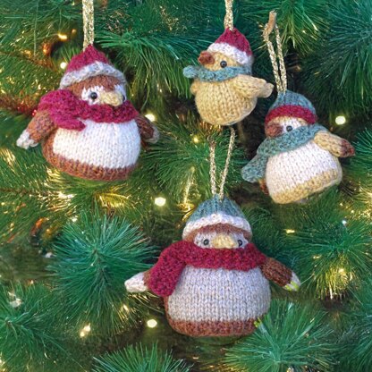 Bird Family Baubles