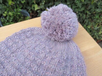 Toddler's Beanie or Bobble Hat in Alpaca