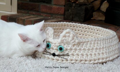 Cool for Cats Crochet Cat Basket