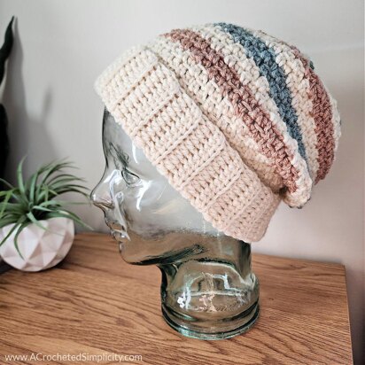 Slouchy Crochet Beanie