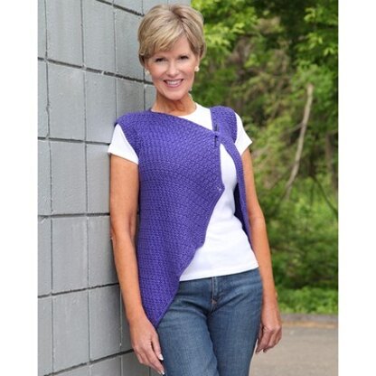 480 Proclus Vest - Top Crochet Pattern for Women in Valley Yarns Goshen