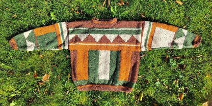 Oversized autumn sweater
