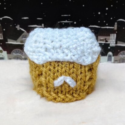 Christmas Cottage - Ferrero Rocher Cover - knitting pattern