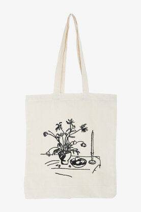 DMC Wilting Vase Still Life Embroidery Pattern - PAT2008 - Downloadable PDF