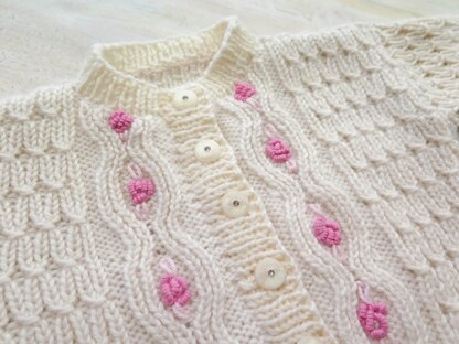 Smocked Toddler Jacket ( Cardigan)