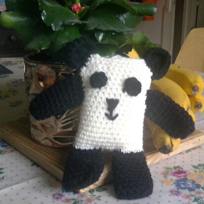 Crochet animal panda