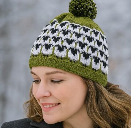 Ladies' Sheep Hat and Gloves