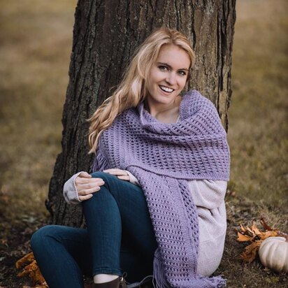 K918-Alyssum Wrap - knitting pattern