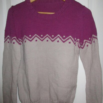 Zig Zag Yoke Jumper