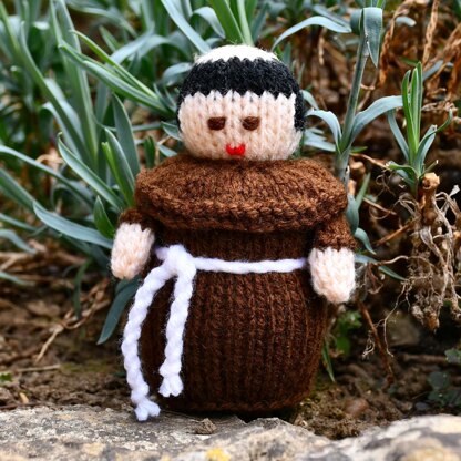 Medieval Monk Doll Knitting Pattern - Toy Knitting Pattern