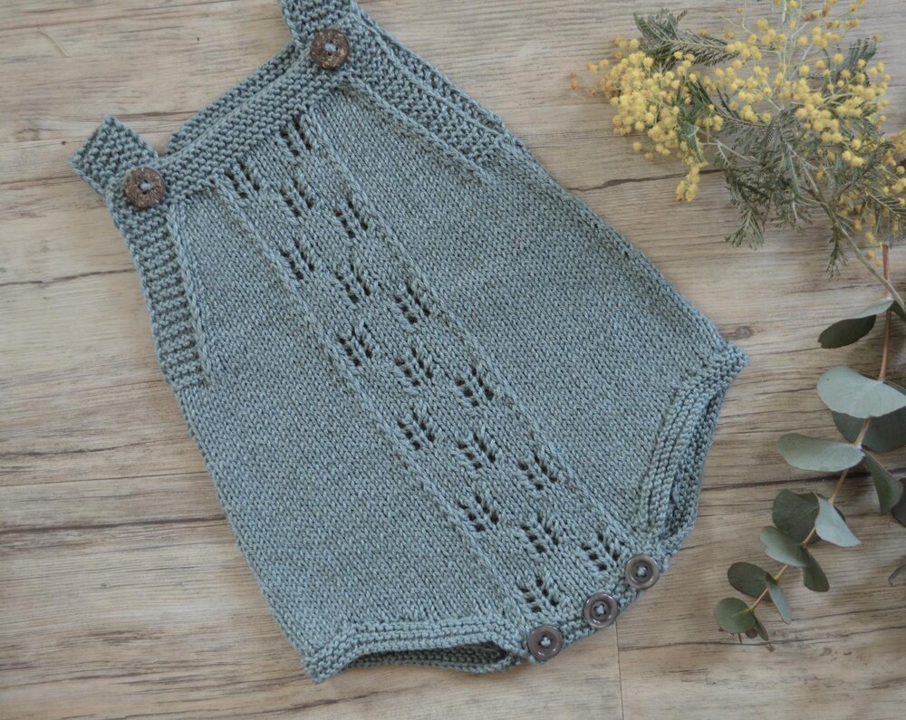 Gumnut Rompers - P142 Knitting pattern by OGE Knitwear Designs
