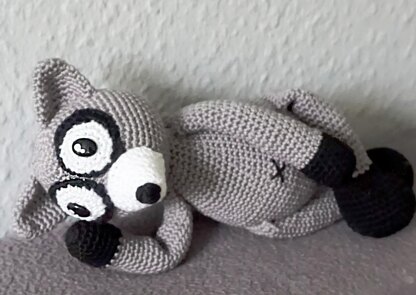 Häkelanleitung Amigurumi Waschbär Patrick