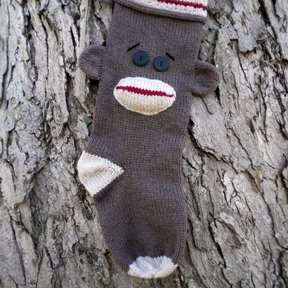 Sock Monkey Christmas Stocking