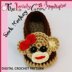 Applique Sock Monkey Booties