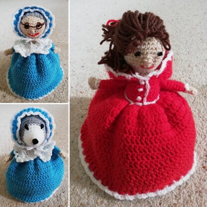 Topsy turvy doll 3 in 1