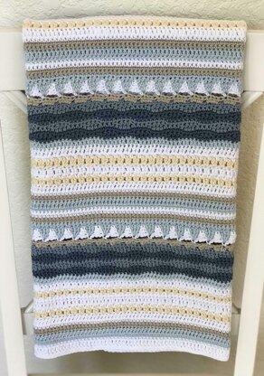 Crochet Sailing Baby Blanket