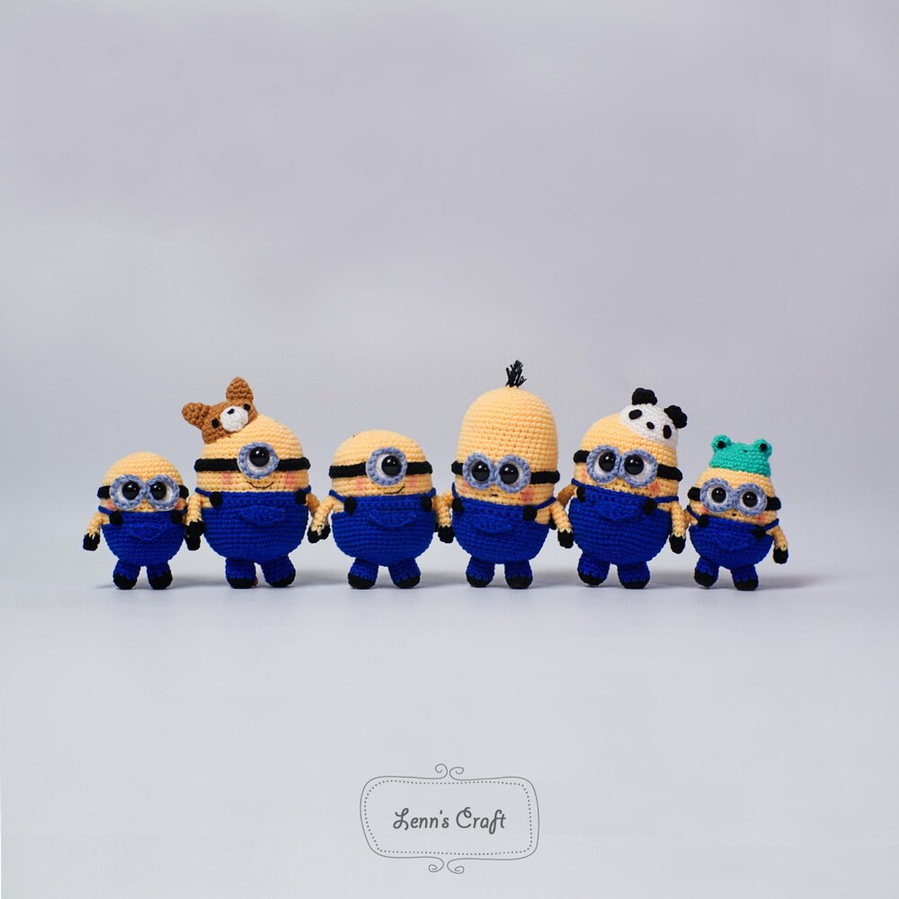Bob Stuart Kevin minion amigurumi crochet pattern Crochet pattern by Lenn's  Craft | LoveCrafts, image size:1000x1000