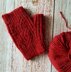 Thistle Crochet Mittens