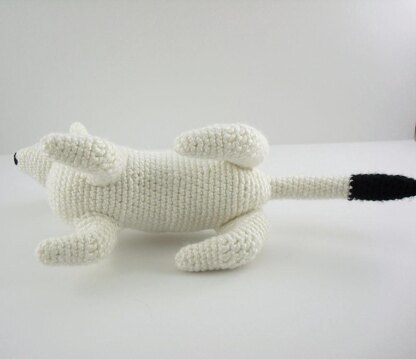 Ermine Stoat Short Tailed Weasel Crochet Amigurumi