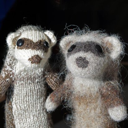 Rogue the Ferret - knitting pattern