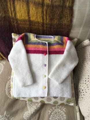 Rainbow cardigan