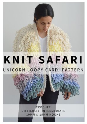 Unicorn Loopy Cardi