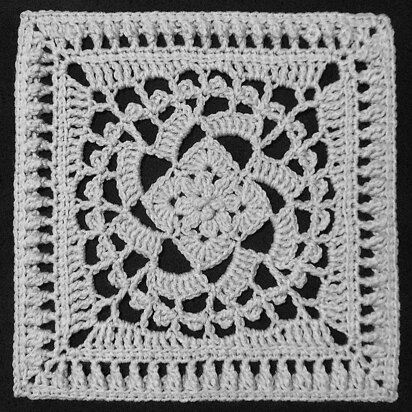 Off-Kilter Afghan Block