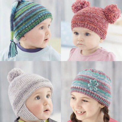 Hats in Sirdar Snuggly Rascal DK - 4806 - Downloadable PDF