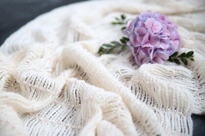 Beaded bridal shawl