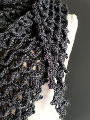 Nocturne Crochet Shawl