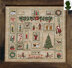 Sara Guermani Advent Sampler Cross Stitch Chart - 2006406 -  Leaflet