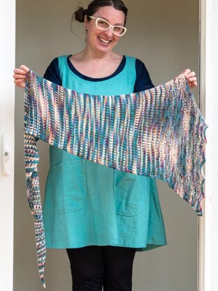 Coastal Sunset Celebration Shawl