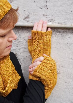 Apiary Fingerless Mitts