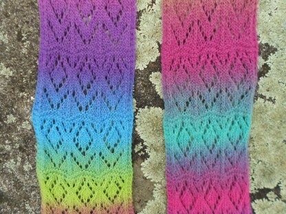 Lacy Northern Lights Scarf