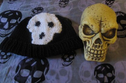 Baby Skull Halloween Beanie