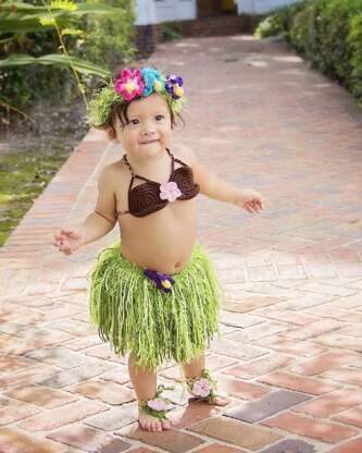 Hula Girl / Luau Set Newborn-Teen