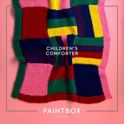 Children's Comforter - Free Knitting Pattern For Home in Paintbox Yarns Wool Mix Super Chunky