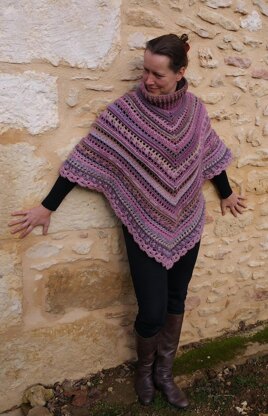 Secret Paths and Hidden Daisies Poncho
