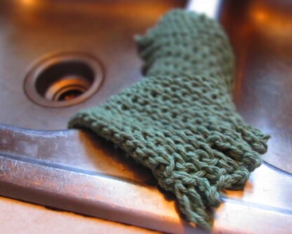 Crochet Slip Stitch Dishcloth